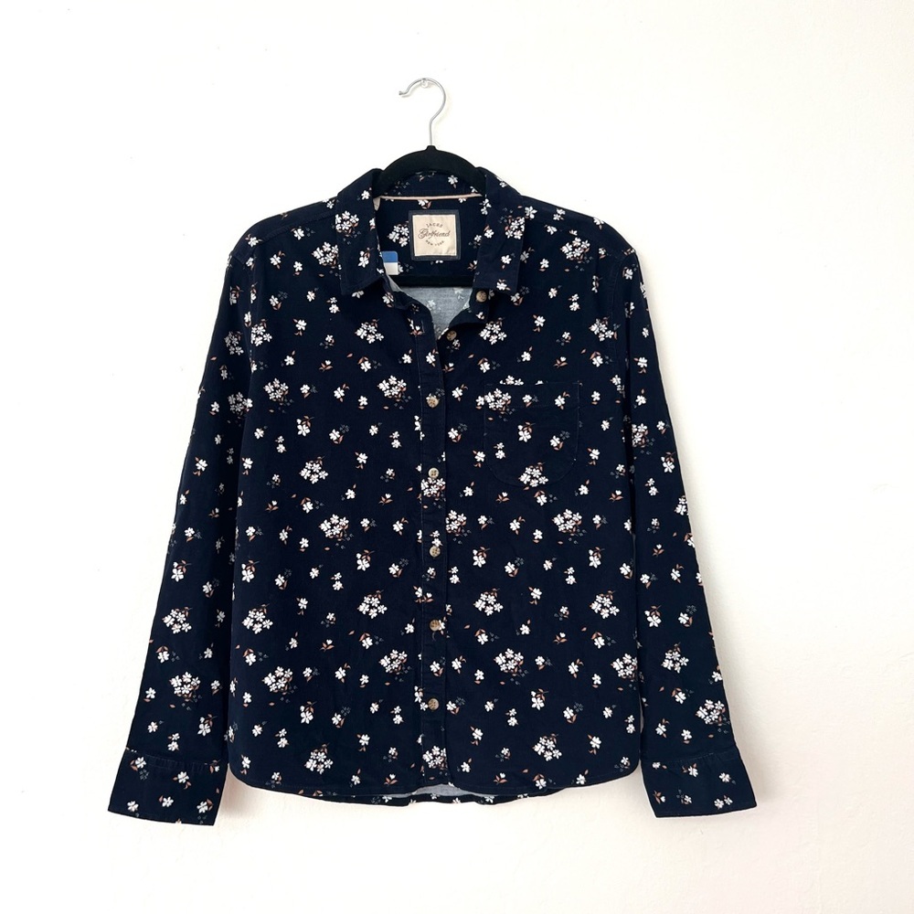 NWT Jachs Girlfriend Floral Button Down Shirt